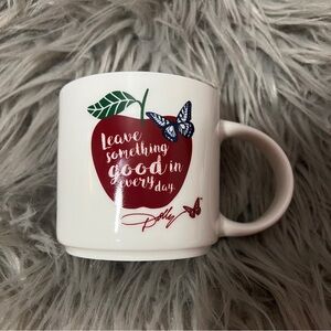 Inspirational Red and White Mug Dolly Parton